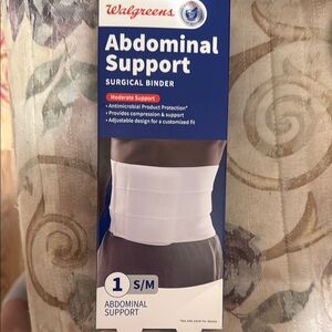 Walgreens Abdominal Support Surgical Binder - White